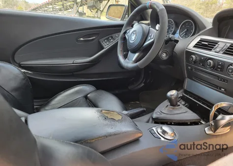 2005 BMW 645Ci из США, поврежденный, VIN WBAEK73445B261180